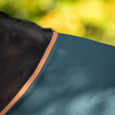 Cobertura exterior Imperial Riding Customized sem gola Verde escuro / fox