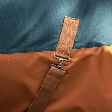 Cobertura exterior Imperial Riding Customized sem gola Verde escuro / fox