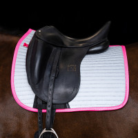 Manta de sela Imperial Riding Reflective Dressage Rosa néon