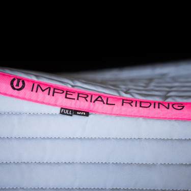 Manta de sela Imperial Riding Reflective Dressage Rosa néon