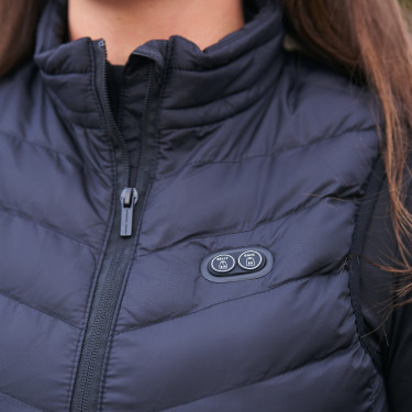 Colete sem mangas aquecido Imperial Riding Preto