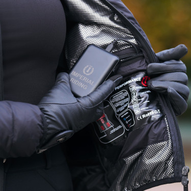 Casaco aquecido Imperial Riding para mulher Preto