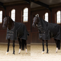 Cobertor de paddock Imperial Riding Basic com pescoço removível 200 g Marinho Azul-marinho