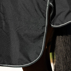 Cobertura de paddock Imperial Riding Basic com pescoço alto 400 g Preto
