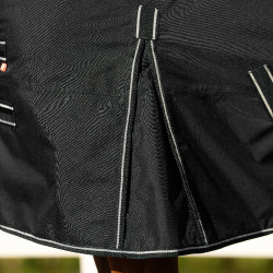 Cobertura de paddock Imperial Riding Basic com pescoço alto 400 g Preto