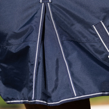 Manta de paddock Imperial Riding Basic com pescoço alto em velo Marinho Azul-marinho