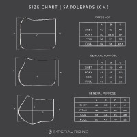 Manta de sela Imperial Riding Basic cotton GP Branco