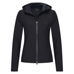 Casaco com capuz Euro-Star Madeleine mulher Preto