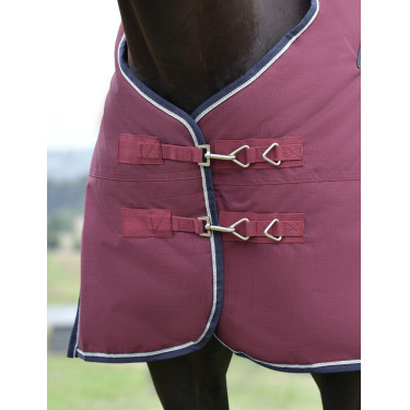 Manta ComFiTec Essential Turnout Weatherbeeta 0g Bordô / marinho Bord&amp;ocirc;