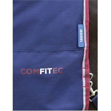 Manta ComFiTec Essential Turnout Weatherbeeta 0g Marinho / bordô Azul