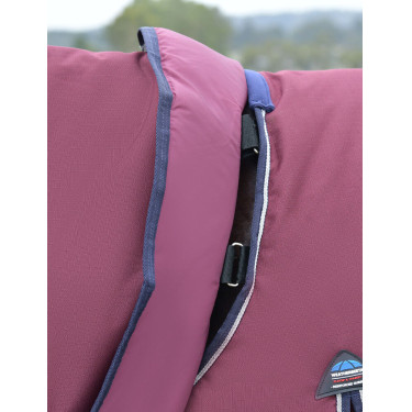 Manta ComFiTec Essential Turnout Weatherbeeta 220g com pescoço destacável Bordô / marinho Bordô Manta ComFiTec Essential Turnout Weatherbeeta 220g com pescoço destacável Bordô / marinho Bordô