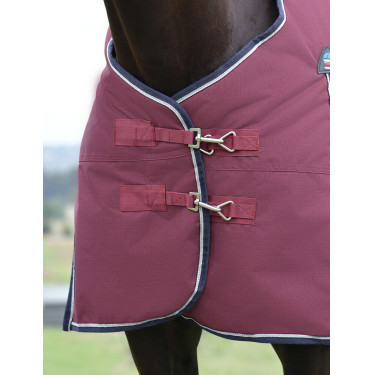 Manta ComFiTec Essential Turnout Weatherbeeta 50g Bordô / marinho Bord&amp;ocirc;
