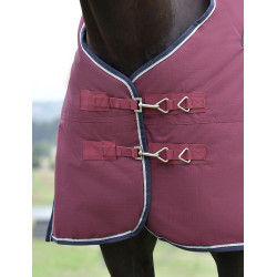 Manta ComFiTec Essential Turnout Weatherbeeta 50g Bordô / marinho Bord&amp;ocirc;