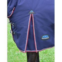 Capa ComFiTec Essential Turnout WeatherBeeta 50 g combo Marinho / bordô Azul