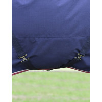 Manta ComFiTec Essential Turnout Weatherbeeta 50g com pescoço destacável Bordô / marinho Bord&amp;amp;amp;amp;amp;ocirc;