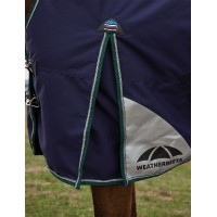 Capa ComFiTec Plus Dynamic Turnout Weatherbeeta 0g Marinho / verde floresta Azul Capa ComFiTec Plus Dynamic Turnout Weatherbeeta 0g Marinho / verde floresta Azul