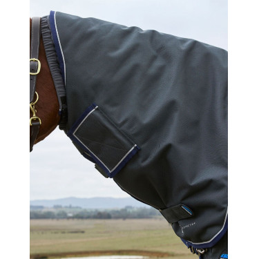 Manta ComFiTec Ultra Turnout WeatherBeeta com pescoço destacável 100 g Preto