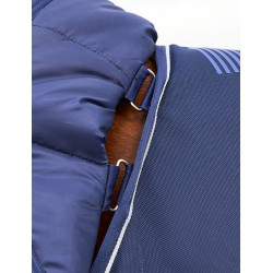 Manta ComFiTec Ultra Turnout WeatherBeeta com pescoço destacável 100 g Marinho Azul-marinho