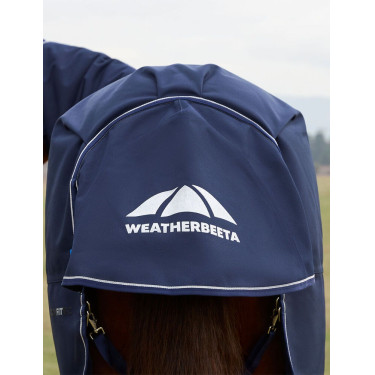 Manta ComFiTec Ultra Turnout WeatherBeeta com pescoço destacável 100 g Marinho Azul-marinho