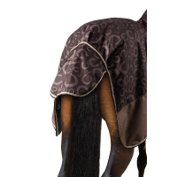 Capa de exterior leve Glasgow com cobertura de pescoço Horze Azul escuro