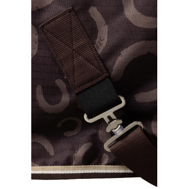 Capa impermeável Glasgow 100 g Horze Ameixa com chocolate