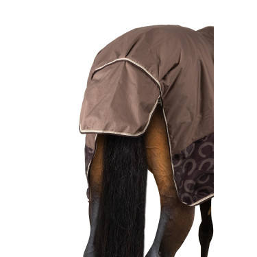 Capa impermeável Glasgow 100 g Horze Ameixa com chocolate