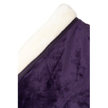 Cobertor polar Lincoln com gola de pele Horze Beladona negra