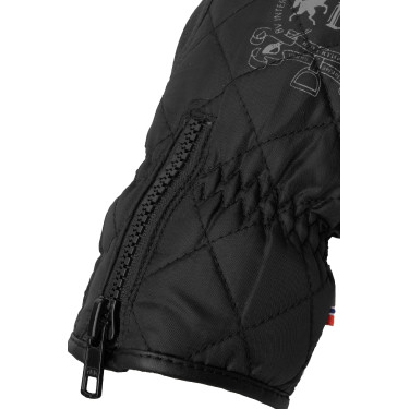 Luvas de equitação impermeáveis e acolchoadas B Vertigo Onyx Beleza negra Preto Luvas de equitação impermeáveis e acolchoadas B Vertigo Onyx Beleza negra Preto