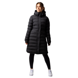 Parka impermeável feminina B Vertigo Celeste Beleza negra Preto