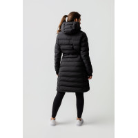 Parka impermeável feminina B Vertigo Celeste Beleza negra Preto