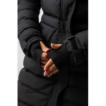 Parka impermeável feminina B Vertigo Celeste Beleza negra Preto