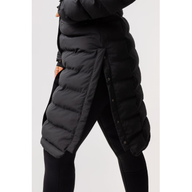 Parka impermeável feminina B Vertigo Celeste Beleza negra Preto