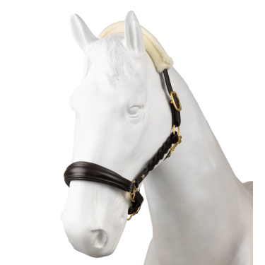 Cabeção de couro Horze Rennes Castanho