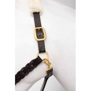 Cabeção de couro Horze Rennes Castanho