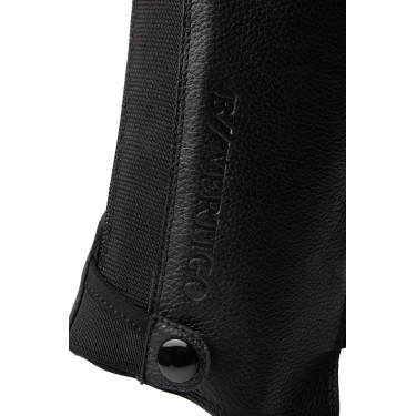 Mini-chaps em couro B Vertigo Chantilly Beleza negra Preto