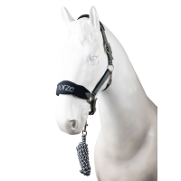 Cabrinho e guia Horze Magic Cinza tempestade