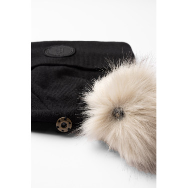 Gorro tricotado com pompom removível B Vertigo Sydney Preto