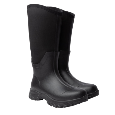 Botas altas de boxe em neoprene Horze Morgan Preto