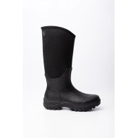 Botas altas de boxe em neoprene Horze Morgan Preto