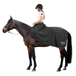 Capa de trabalho confortável para cavalo e cavaleiro B Vertigo Verde escaravelho