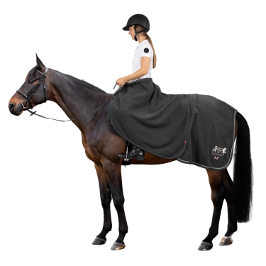 Capa de trabalho confortável para cavalo e cavaleiro B Vertigo Verde escaravelho