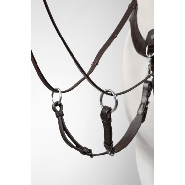 Peitoral com peiteira Horze Hampstead Castanho