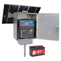 Kit eletrificador solar Lacmé estive 5J 66W antivandalismo