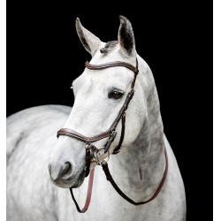 Bridle sem freio Horseware Micklem Castanho