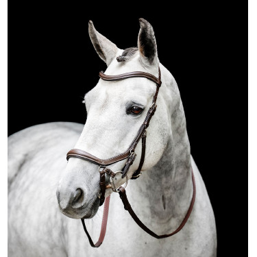 Bridle sem freio Horseware Micklem Castanho