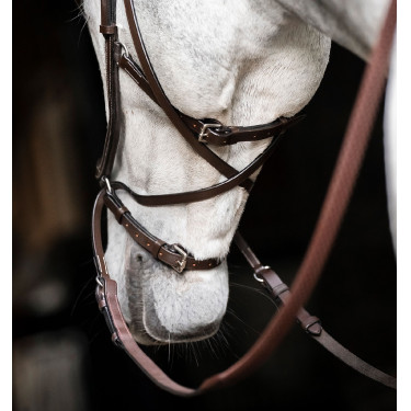 Bridle sem freio Horseware Micklem Castanho