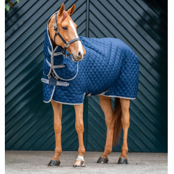 Cobertura de box Horseware Amigo Plus Disco 200g Marinho / cinza titânio / prata Azul-marinho