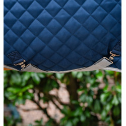 Cobertura de box Horseware Amigo Plus Disco 200g Marinho / cinza titânio / prata Azul-marinho