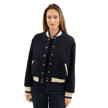 Bomber Harcour Beryl mulher Marinho Azul-marinho