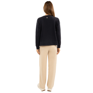 Sweat Harcour Batista mulher Marinho Azul-marinho
